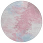 Braeas Pink Washable Indoor - Outdoor Rug - LOOMLAN - LOOMLAN Rugs - Outdoor Rugs