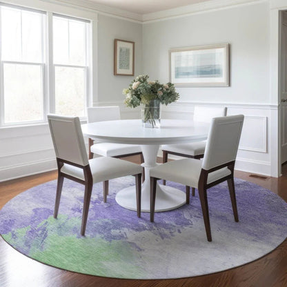 Braeas Purple Washable Indoor - Outdoor Rug - LOOMLAN - LOOMLAN Rugs - Outdoor Rugs