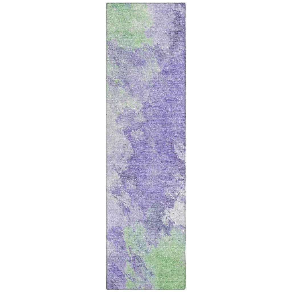 Braeas Purple Washable Indoor - Outdoor Rug - LOOMLAN - LOOMLAN Rugs - Outdoor Rugs