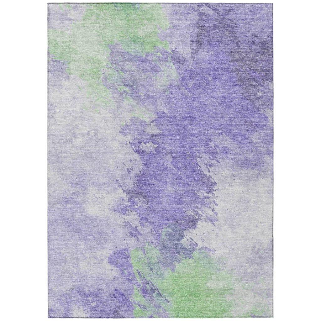 Braeas Purple Washable Indoor - Outdoor Rug - LOOMLAN - LOOMLAN Rugs - Outdoor Rugs