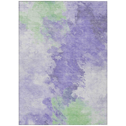 Braeas Purple Washable Indoor - Outdoor Rug - LOOMLAN - LOOMLAN Rugs - Outdoor Rugs