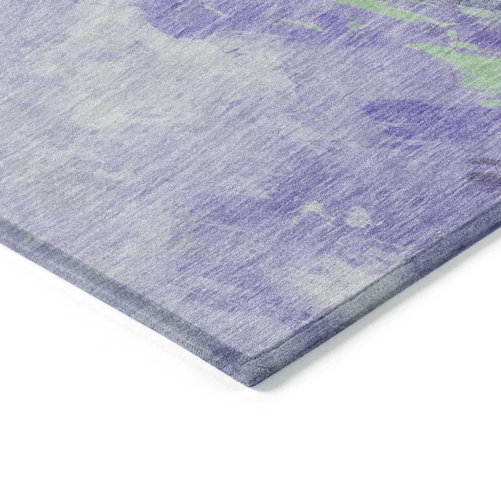 Braeas Purple Washable Indoor - Outdoor Rug - LOOMLAN - LOOMLAN Rugs - Outdoor Rugs