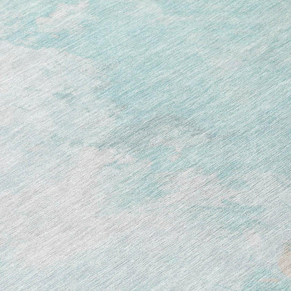 Braeas Seafoam Washable Indoor - Outdoor Rug - LOOMLAN - LOOMLAN Rugs - Outdoor Rugs