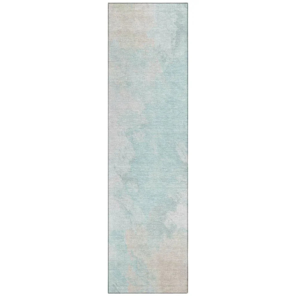 Braeas Seafoam Washable Indoor - Outdoor Rug - LOOMLAN - LOOMLAN Rugs - Outdoor Rugs