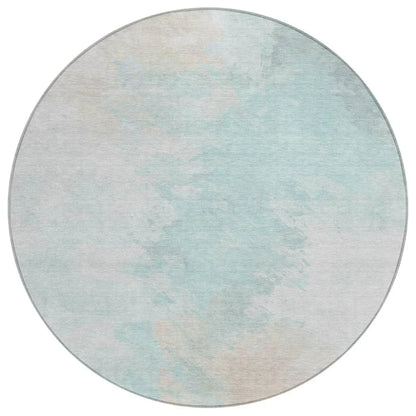 Braeas Seafoam Washable Indoor - Outdoor Rug - LOOMLAN - LOOMLAN Rugs - Outdoor Rugs