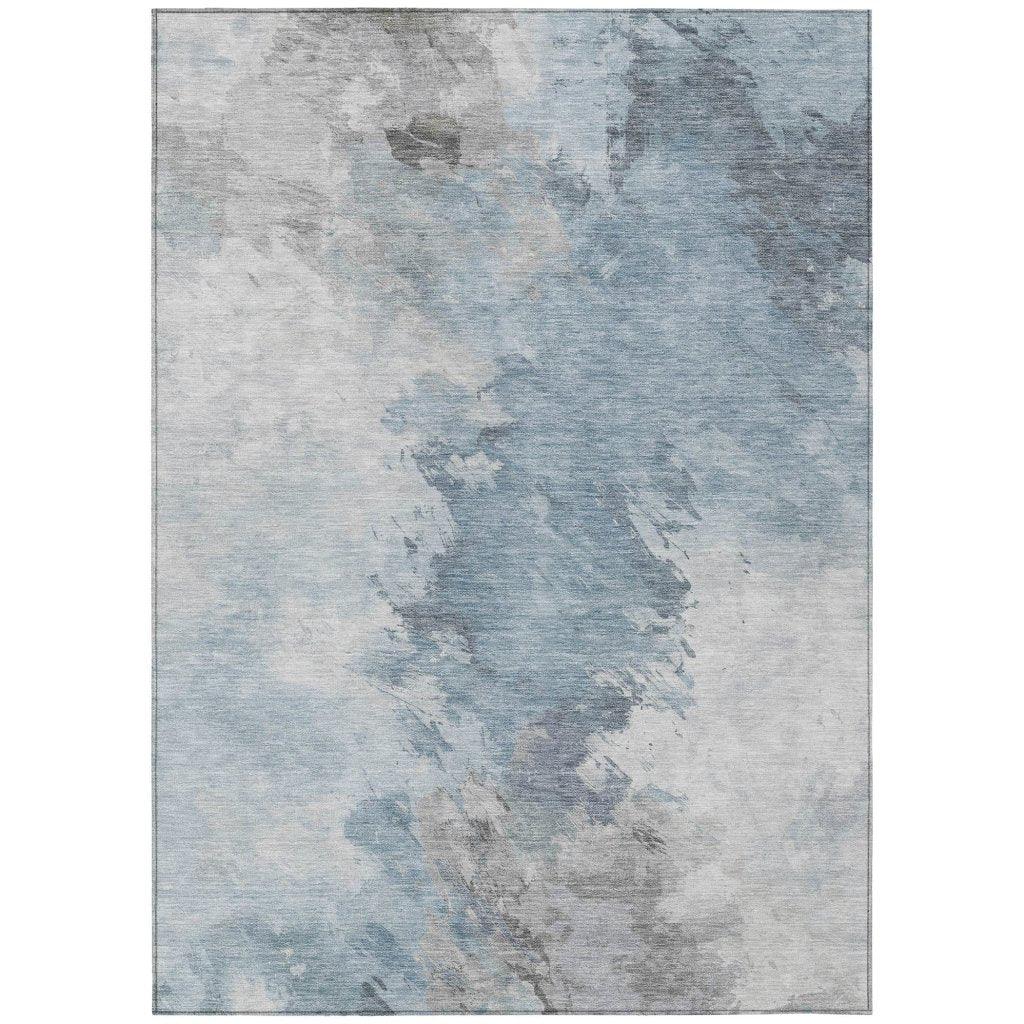 Braeas Sky Washable Indoor - Outdoor Rug - LOOMLAN - LOOMLAN Rugs - Outdoor Rugs