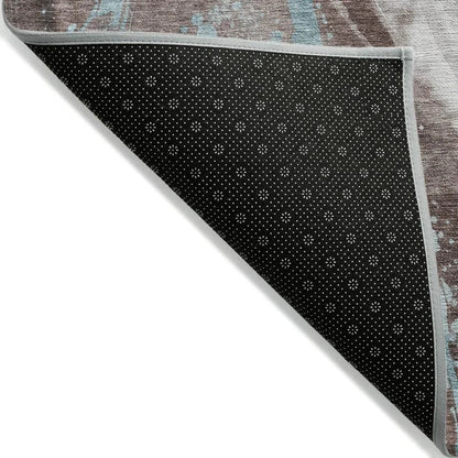 Braeon Brown Washable Indoor - Outdoor Rug - LOOMLAN - LOOMLAN Rugs - Outdoor Rugs