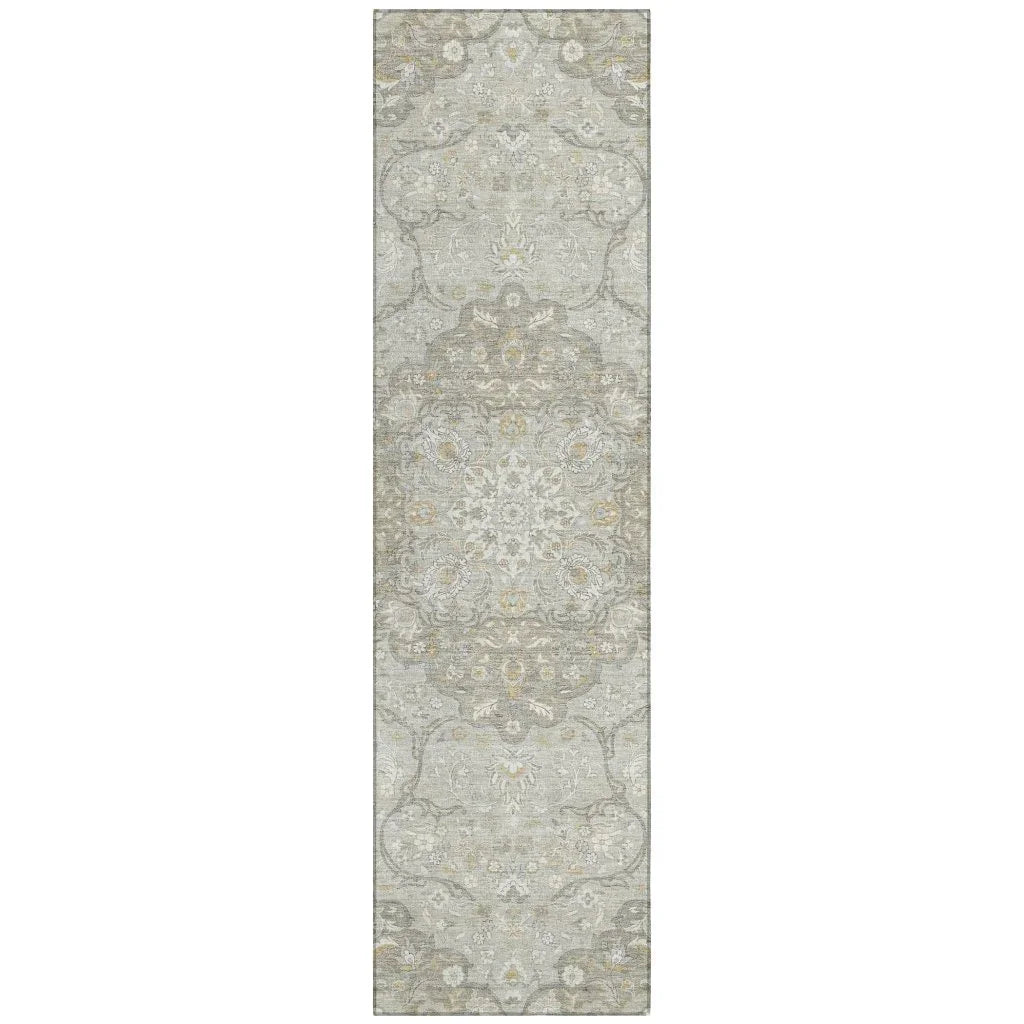 Braeor Brown Washable Indoor - Outdoor Rug - LOOMLAN - LOOMLAN Rugs - Outdoor Rugs