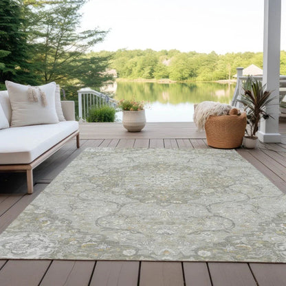 Braeor Brown Washable Indoor - Outdoor Rug - LOOMLAN - LOOMLAN Rugs - Outdoor Rugs