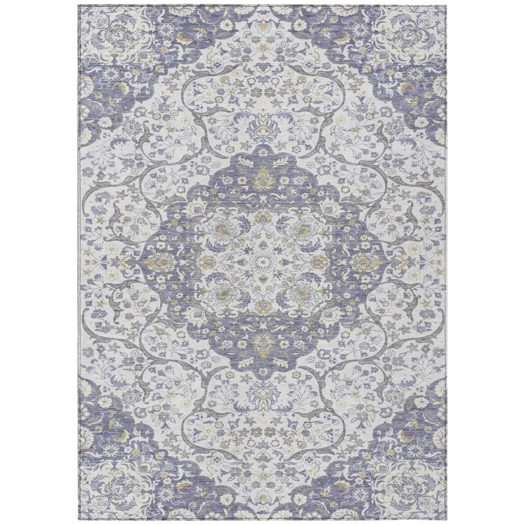 Braeor Purple Washable Indoor - Outdoor Rug - LOOMLAN - LOOMLAN Rugs - Outdoor Rugs