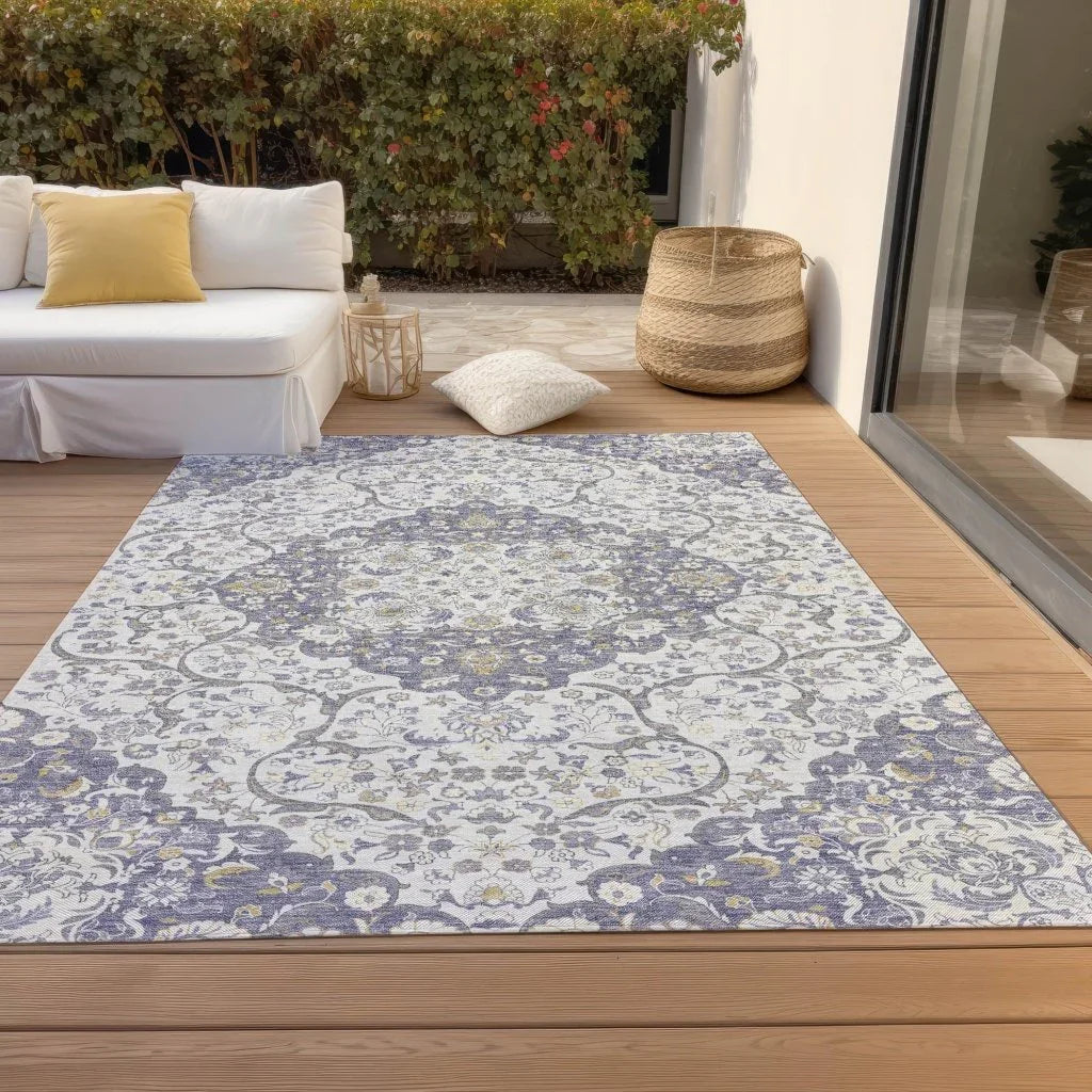 Braeor Purple Washable Indoor - Outdoor Rug - LOOMLAN - LOOMLAN Rugs - Outdoor Rugs