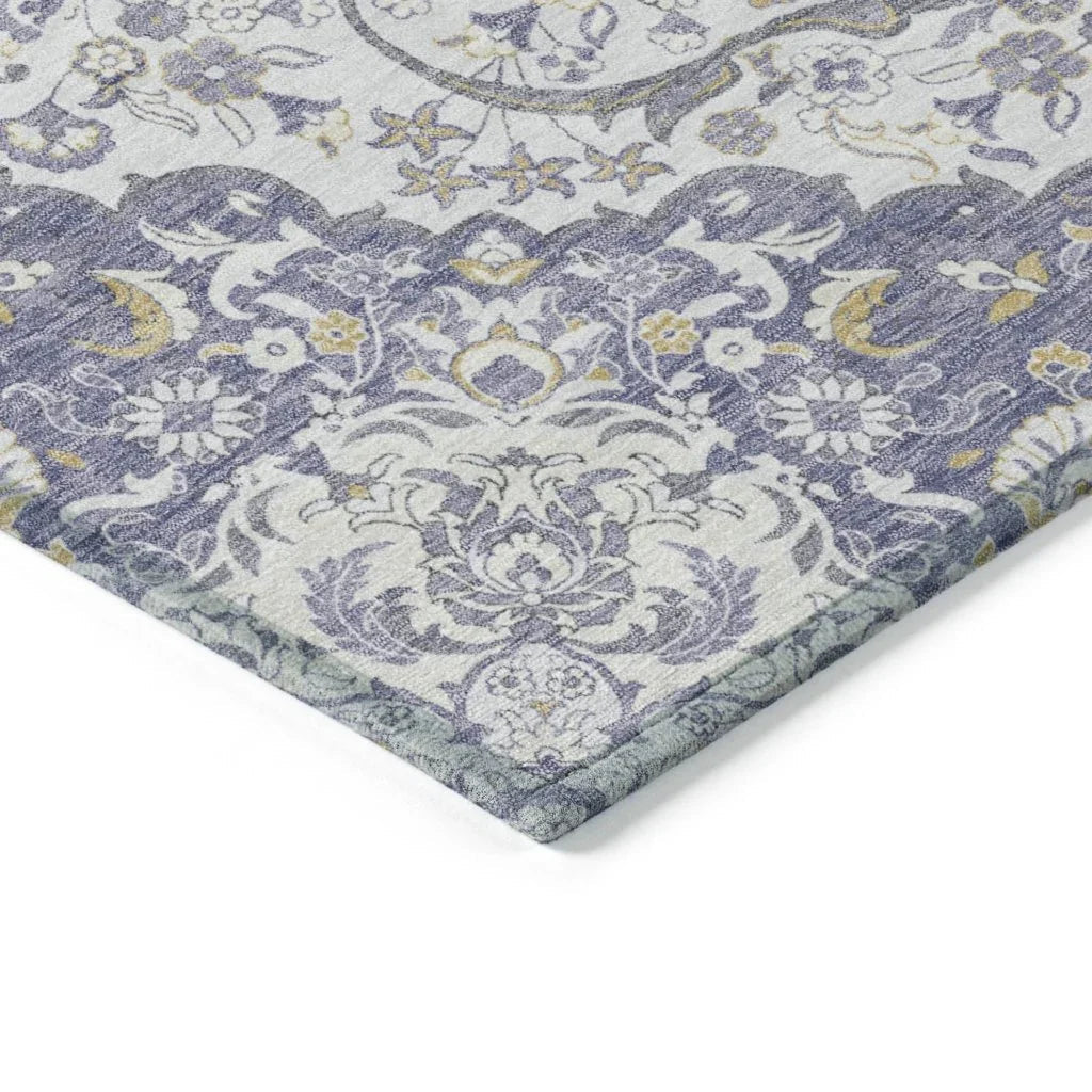 Braeor Purple Washable Indoor - Outdoor Rug - LOOMLAN - LOOMLAN Rugs - Outdoor Rugs
