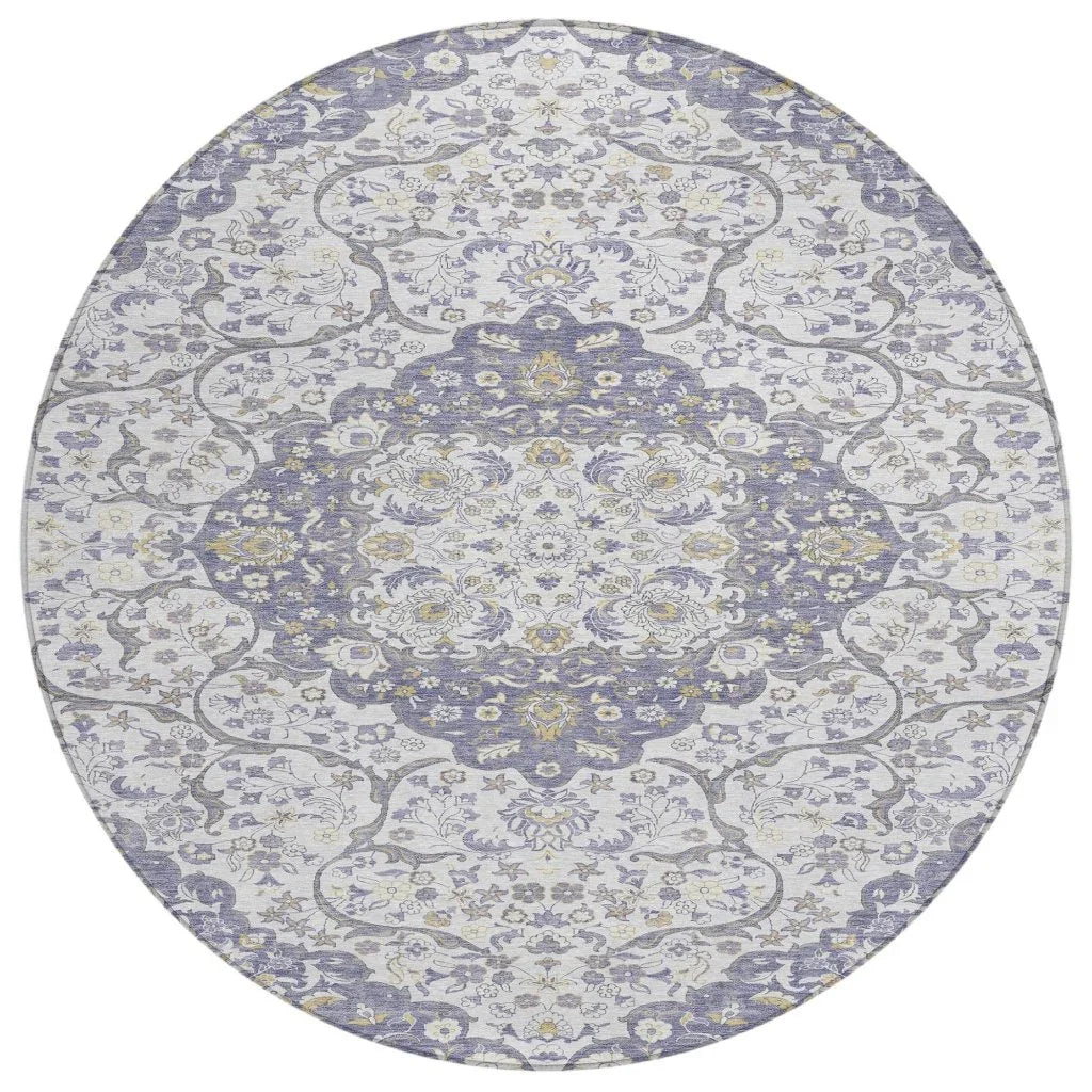 Braeor Purple Washable Indoor - Outdoor Rug - LOOMLAN - LOOMLAN Rugs - Outdoor Rugs