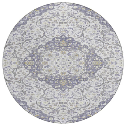 Braeor Purple Washable Indoor - Outdoor Rug - LOOMLAN - LOOMLAN Rugs - Outdoor Rugs