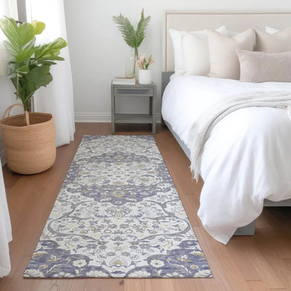 Braeor Purple Washable Indoor - Outdoor Rug - LOOMLAN - LOOMLAN Rugs - Outdoor Rugs