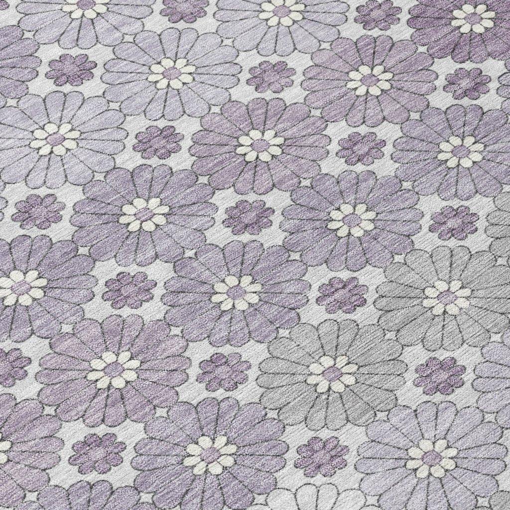 Braeyn Purple Washable Indoor - Outdoor Rug - LOOMLAN - LOOMLAN Rugs - Outdoor Rugs