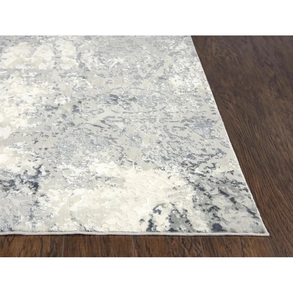 Brai Abstract Gray Kitchen Hallway Runner Rug - LOOMLAN - LOOMLAN - Area Rugs