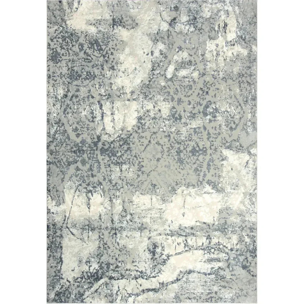 Brai Abstract Gray Kitchen Hallway Runner Rug - LOOMLAN - LOOMLAN - Area Rugs