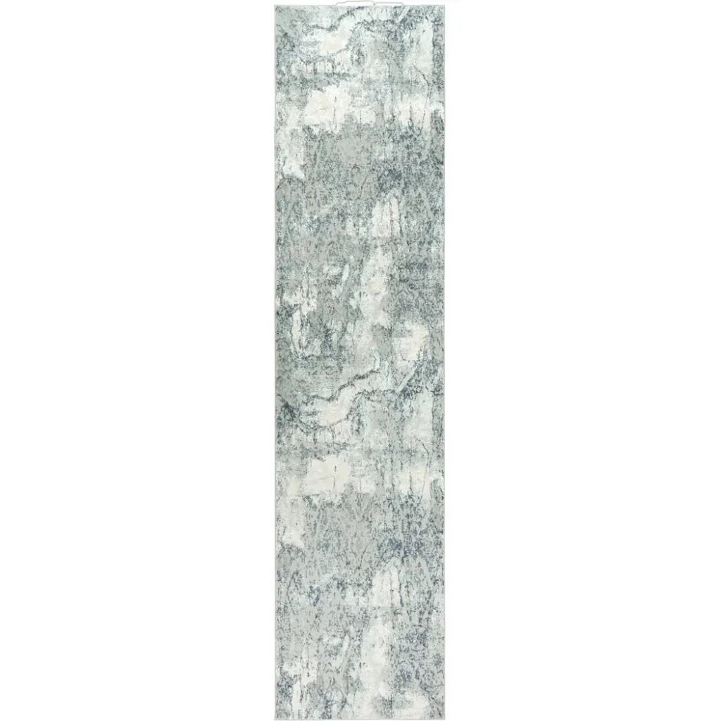 Brai Abstract Gray Kitchen Hallway Runner Rug - LOOMLAN - LOOMLAN - Area Rugs