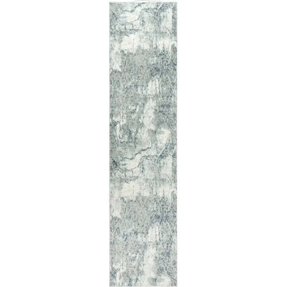 Brai Abstract Gray Kitchen Hallway Runner Rug - LOOMLAN - LOOMLAN - Area Rugs
