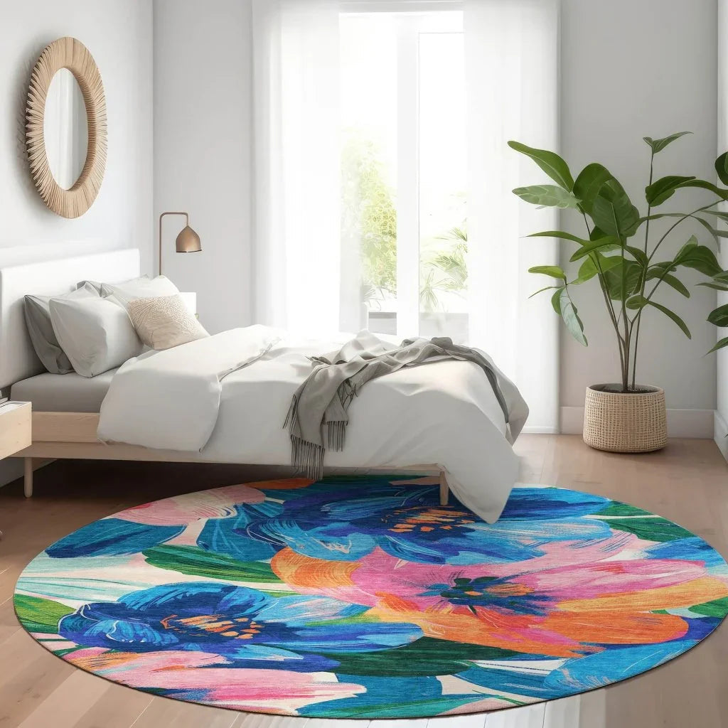 Braidea Blue Washable Indoor - Outdoor Rug - LOOMLAN - LOOMLAN Rugs - Outdoor Rugs