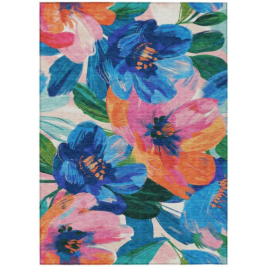 Braidea Blue Washable Indoor - Outdoor Rug - LOOMLAN - LOOMLAN Rugs - Outdoor Rugs