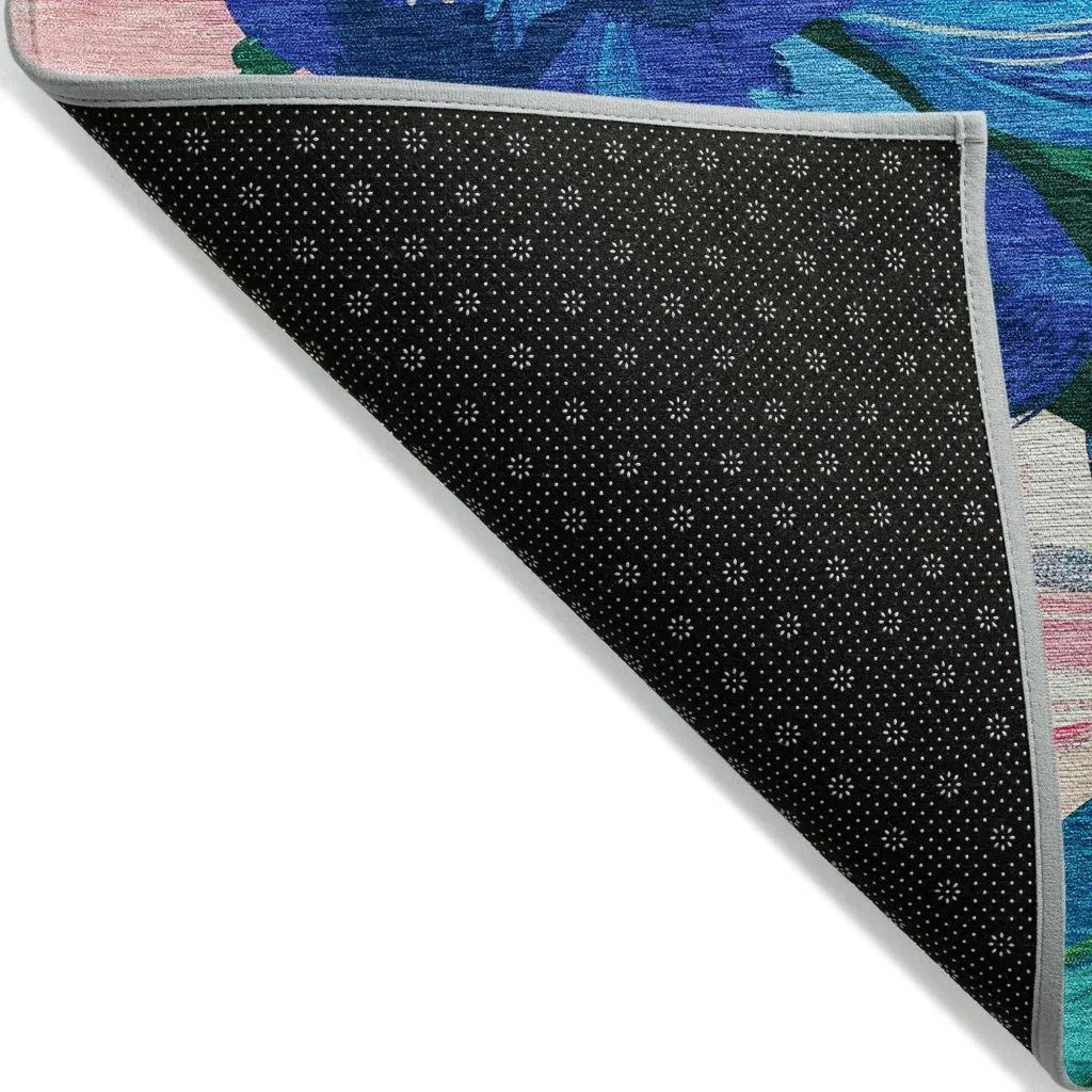 Braidea Blue Washable Indoor - Outdoor Rug - LOOMLAN - LOOMLAN Rugs - Outdoor Rugs