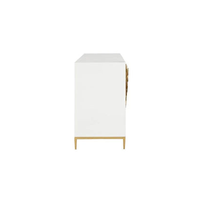 Branch Wooden White Cabinet - LOOMLAN - Chelsea House - Accent Cabinets