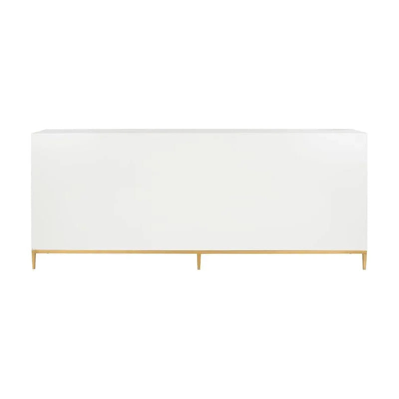 Branch Wooden White Cabinet - LOOMLAN - Chelsea House - Accent Cabinets