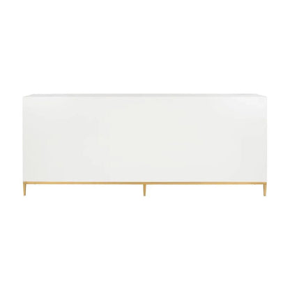Branch Wooden White Cabinet - LOOMLAN - Chelsea House - Accent Cabinets