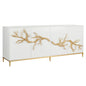 Branch Wooden White Cabinet - LOOMLAN - Chelsea House - Accent Cabinets