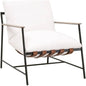 Brando Club Chair White LiveSmart Performance Feather - LOOMLAN - Essentials For Living - Accent Chairs