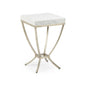 Brandon Wrought Iron Based Side Table - LOOMLAN - Chelsea House - Side Tables
