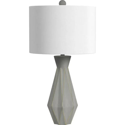Branka Cement Grey Table Lamp - LOOMLAN - Bassett Mirror - Table Lamps
