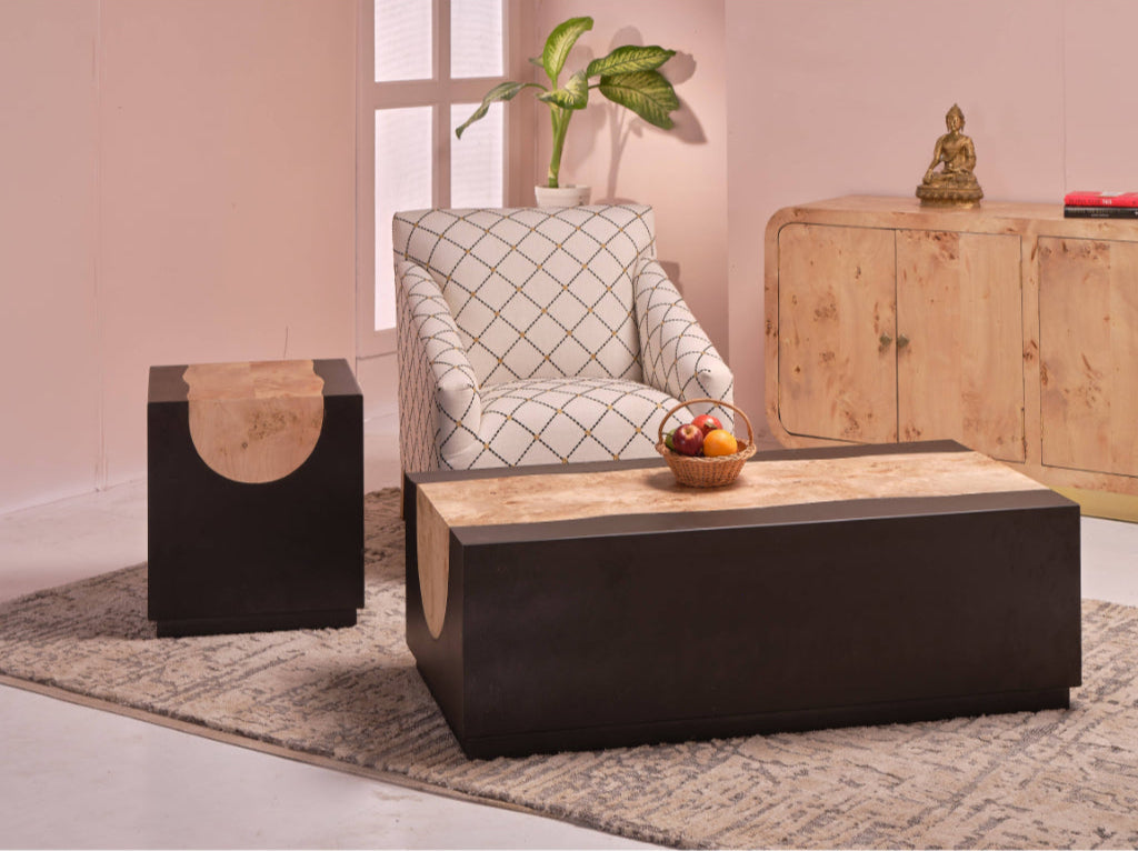 Branthe Wooden Rectangular Coffee Table