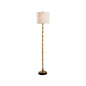 Brantley Bamboo Designed Brass Floor Lamp-Floor Lamps-Wildwood-LOOMLAN