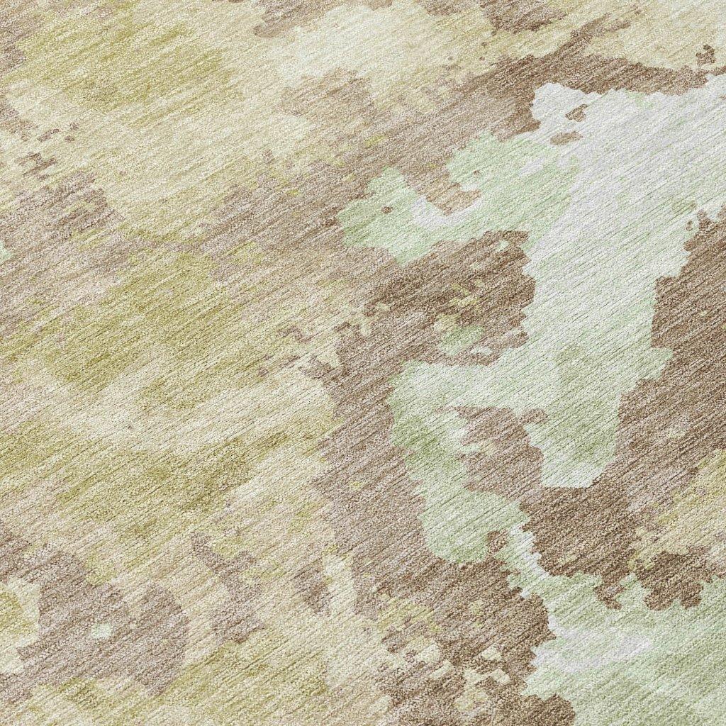 Branza Brown Washable Indoor - Outdoor Rug - LOOMLAN - LOOMLAN Rugs - Outdoor Rugs