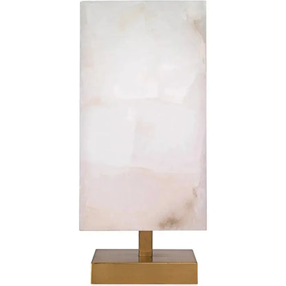 Brass Alabaster Ghost Axis Table Lamp - LOOMLAN - Jamie Young - Table Lamps