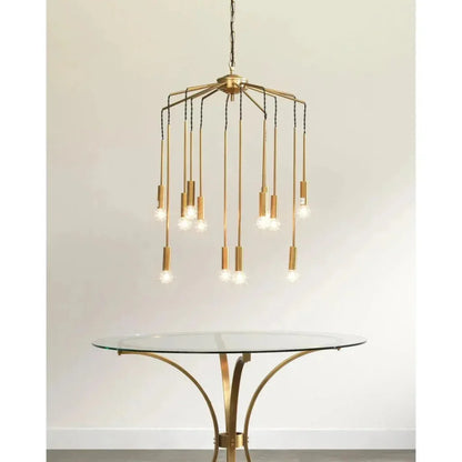 Brass Aluminum Cascade Pendant - LOOMLAN - Jamie Young - Pendants