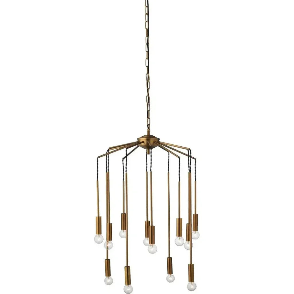 Brass Aluminum Cascade Pendant - LOOMLAN - Jamie Young - Pendants