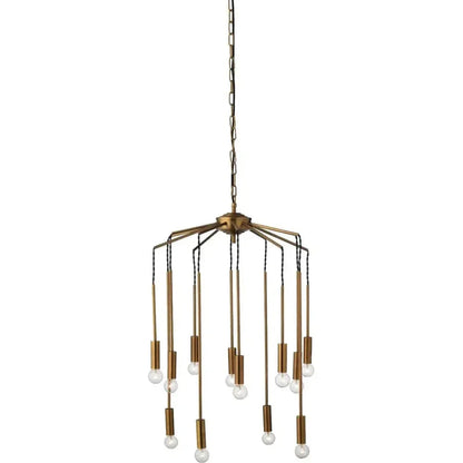 Brass Aluminum Cascade Pendant - LOOMLAN - Jamie Young - Pendants