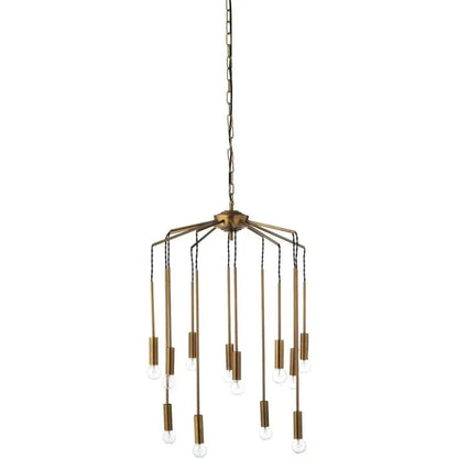 Brass Aluminum Cascade Pendant - LOOMLAN - Jamie Young - Pendants