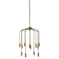 Brass Aluminum Cascade Pendant - LOOMLAN - Jamie Young - Pendants
