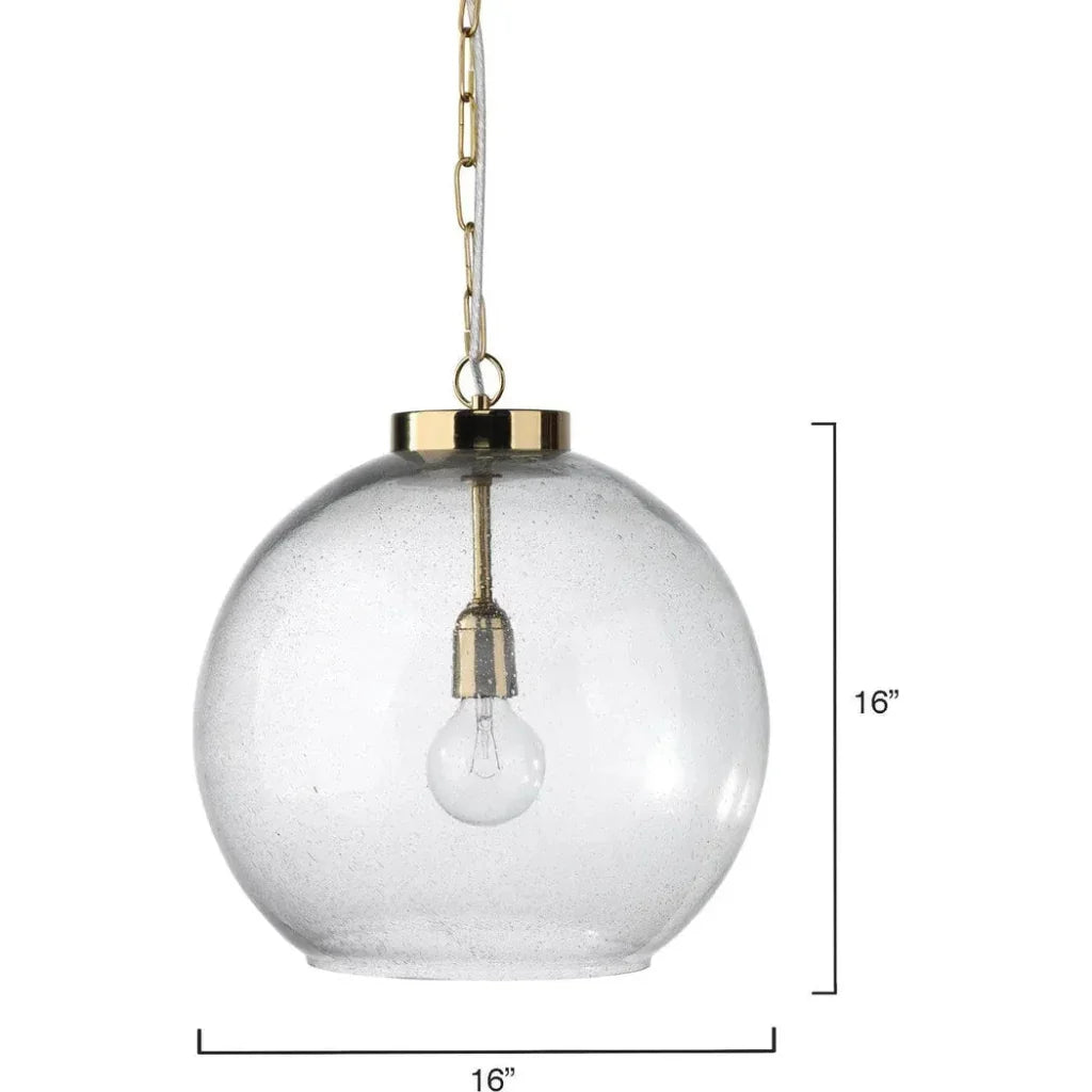 Brass & Glass Luca Pendant - LOOMLAN - Jamie Young - Pendants