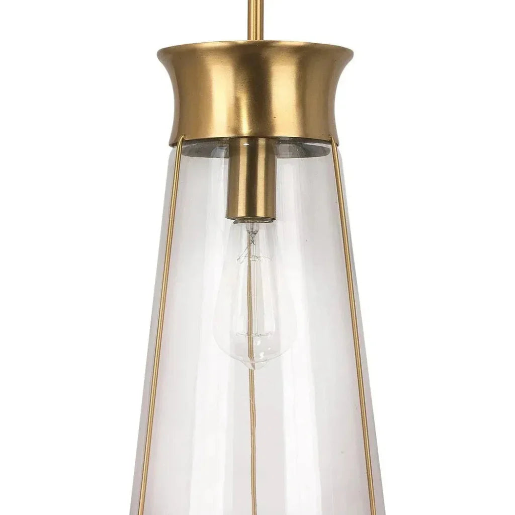 Brass & Glass Nara Pendant - LOOMLAN - Jamie Young - Pendants