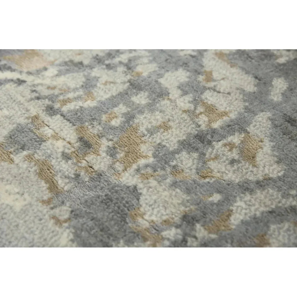 Brau Abstract Gray Large Area Rugs For Living Room - LOOMLAN - LOOMLAN - Area Rugs
