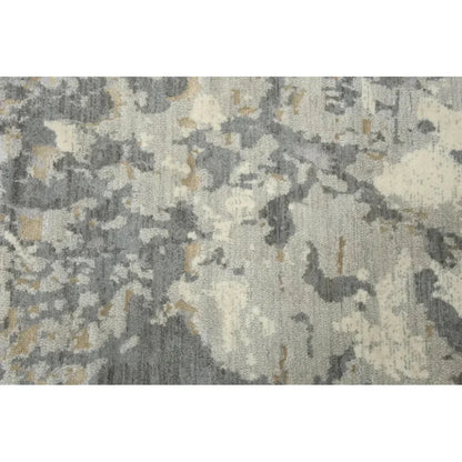 Brau Abstract Gray Large Area Rugs For Living Room - LOOMLAN - LOOMLAN - Area Rugs