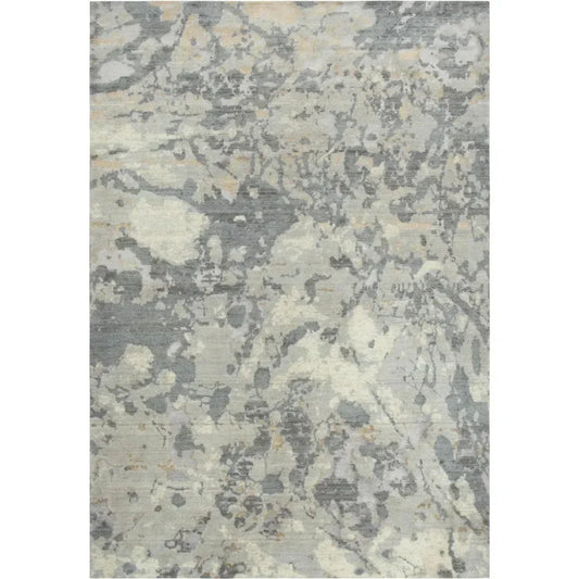 Brau Abstract Gray Large Area Rugs For Living Room - LOOMLAN - LOOMLAN - Area Rugs