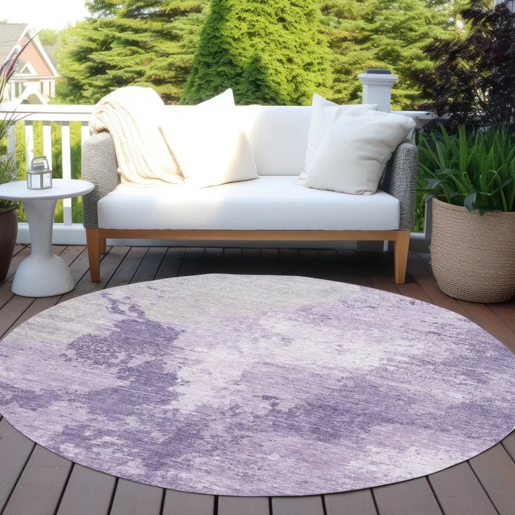Bravari Purple Washable Indoor - Outdoor Rug - LOOMLAN - LOOMLAN Rugs - Outdoor Rugs