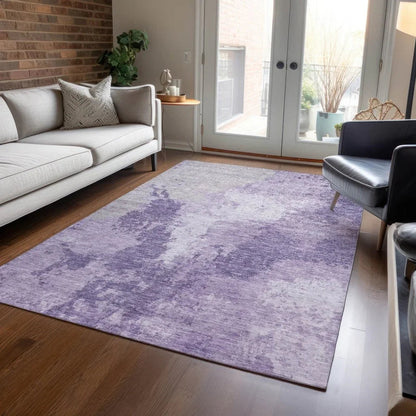 Bravari Purple Washable Indoor - Outdoor Rug - LOOMLAN - LOOMLAN Rugs - Outdoor Rugs